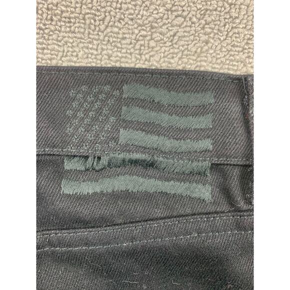 Revice Ex Boyfriend On & Off Again Jeans 25 Black White Button - Picture 9 of 15